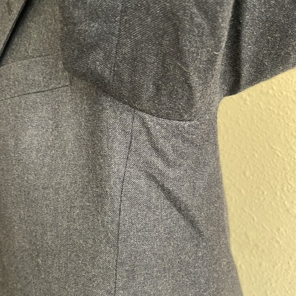 Vintage Christian Dior Sz 50 (?) Grand Luxe Collection Charcoal Gray Blazer - Picture 3 of 16